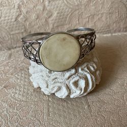 Sterling Silver Moonstone Cuff Bracelet