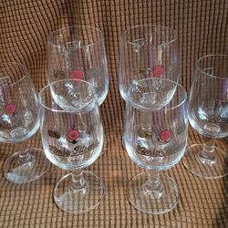 Set Of 6 German Beer Glasses 