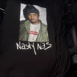 Nas supreme Shirt Size L Worn 