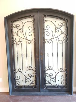 Best Summer sales wrought Iron Entry Doors