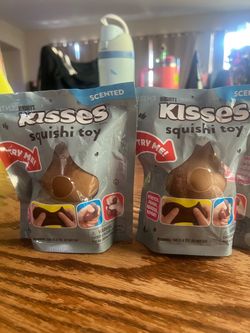 Hersheys kiss squishy toys