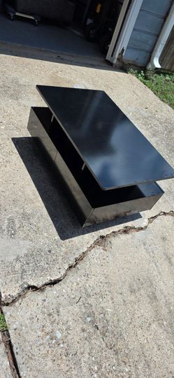 Black Gloss Coffee Table with Storage