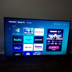 65" Philips Roku TV