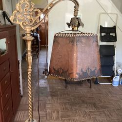 Antique Brass Floor Lamp