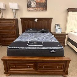 Bedroom Set Queen or King Bed Dresser Nightstand Mirror Chest Options Flyyenter 