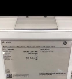 Hp laptop brand new