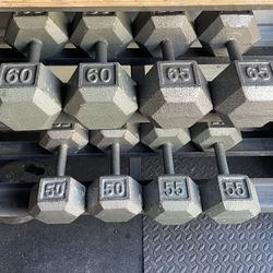 Hex Dumbbell Weights…. Home Gym Fitness….