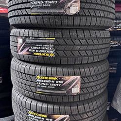 LT245/75/17 New Tires #4 Blackhawk Mount & Balance // 4 llantas nuevas Instaladas Y Balanceadas