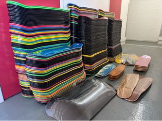 Skateboard decks completes and parts