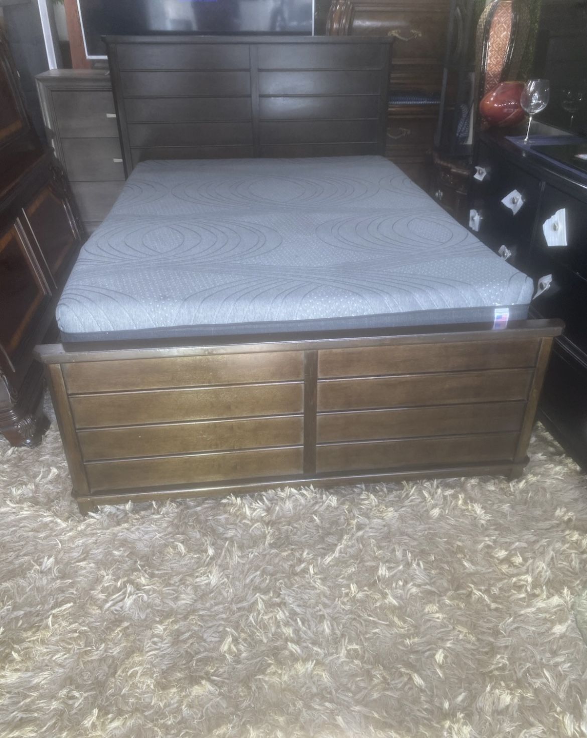 Full Bed Frame And Mattress