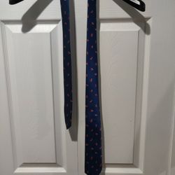 Banana Republic Watermelon Blue Tie