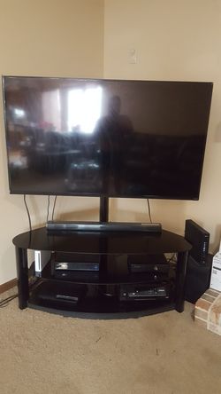 GLASS ENTERTAINMENT CENTER $175 OBO
