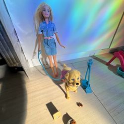 Barbie Walk & Potty Pup set