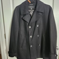 Liz Claiborne Men's Peacoat Size Large