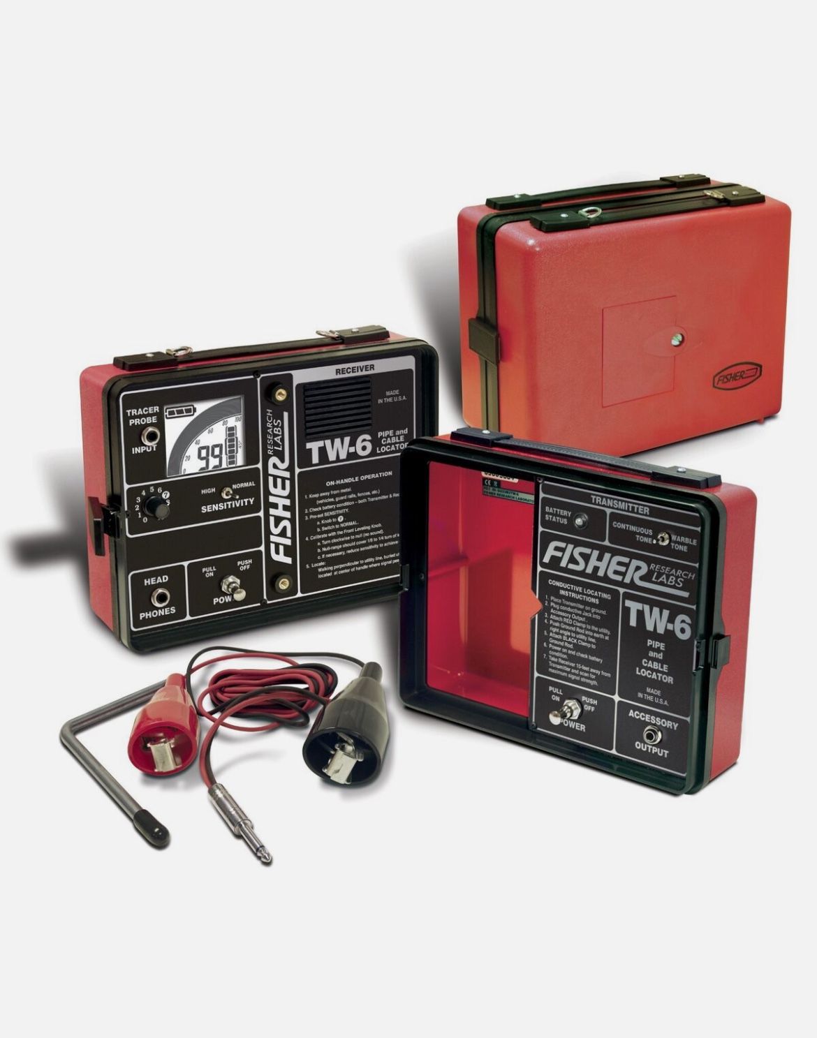 Fisher TW6 Pipe & Cable Locator Kit