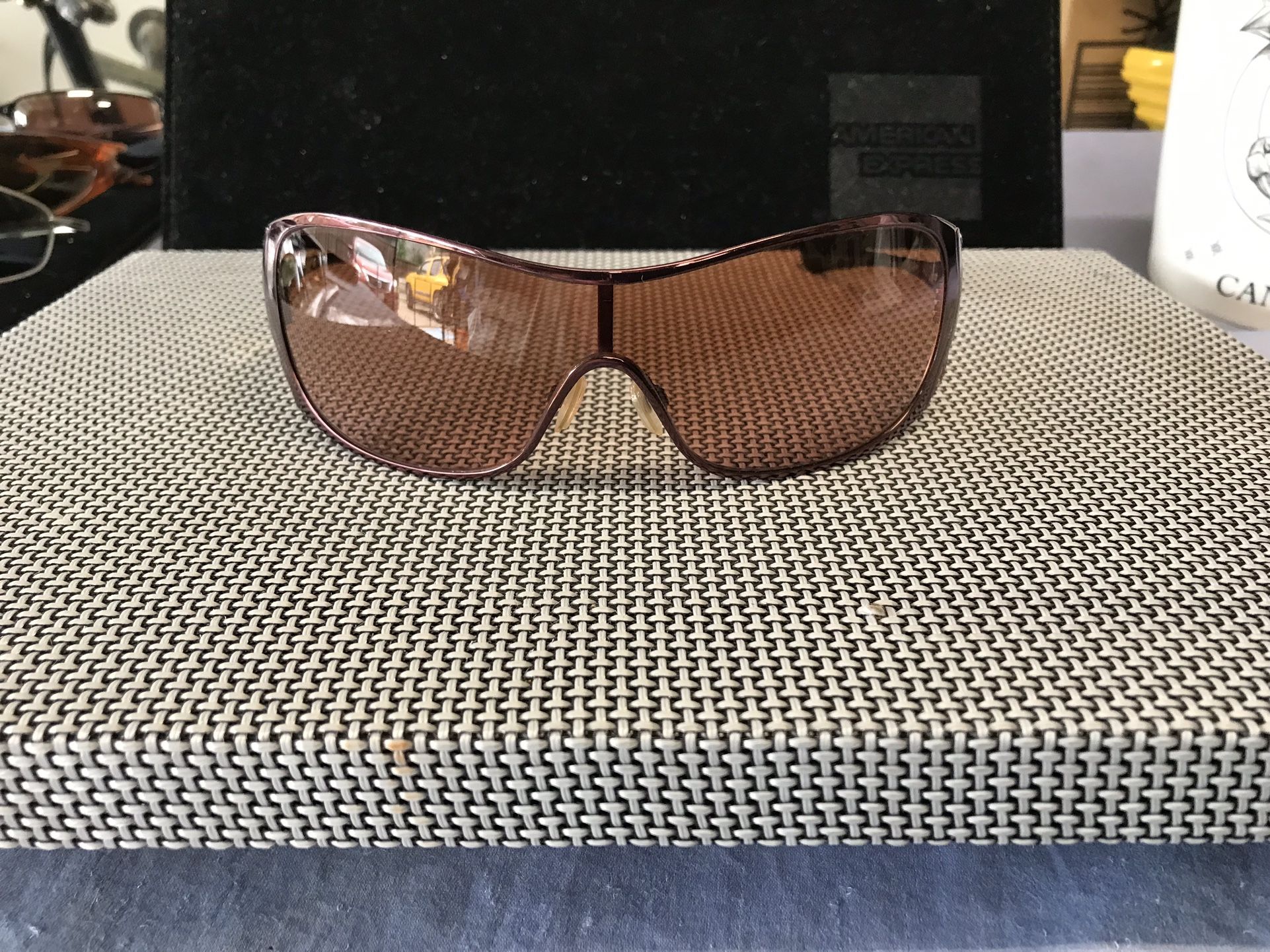 Women’s Oakley LIV - Full Metal Wrap Sunglasses - Bronze with Polarized Shield - Super Cool Look