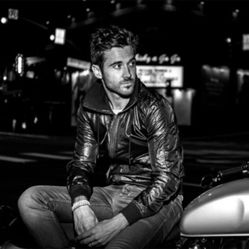 Diesel Moto Bomber Nylon Windbreaker Mens Black Jacket