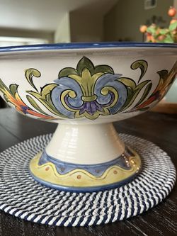 Ceramic Pedestal Bowl