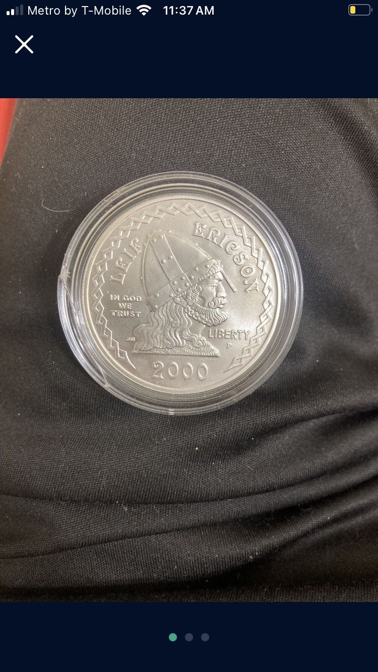 USA Leif Ericson Dollar 2000 P
