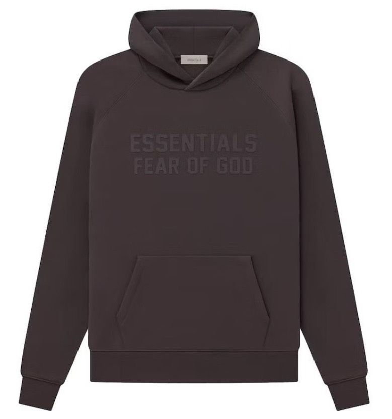 Essentials XS Fear Of God Brown Hoodie