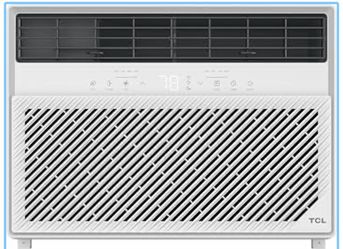 TCL 10,000 BTU E-Series Smart Inverter Window Air Conditioner, Wi-Fi Energy Smart Performance. High Energy Savings. 115V, Inverter, Wi-Fi, Remote Cont