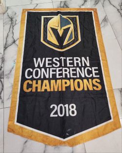Vegas Golden Knights NHL 2018 Western Conference Champions Nylon Banner 3x5 feet
Pre-owned
100 percent authentic
Ship the same business day
25SP91O7