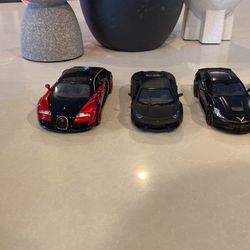 9 Pull Back Toy Cars 
