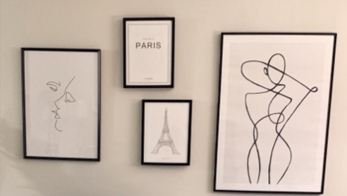 4 Frames + Posters - Various Sizes