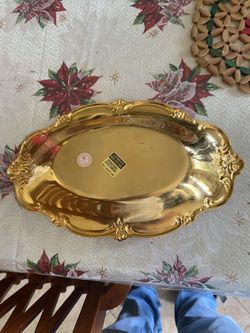 Electroplated 24k gold plate 