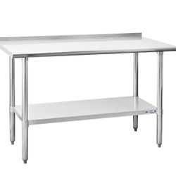 Industrial kitchen steel table 60x24