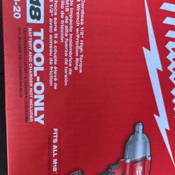 Milwaukee 1/2 Wrench Impact TOOL ONLY