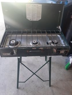 Coleman 3 Burners With Stand