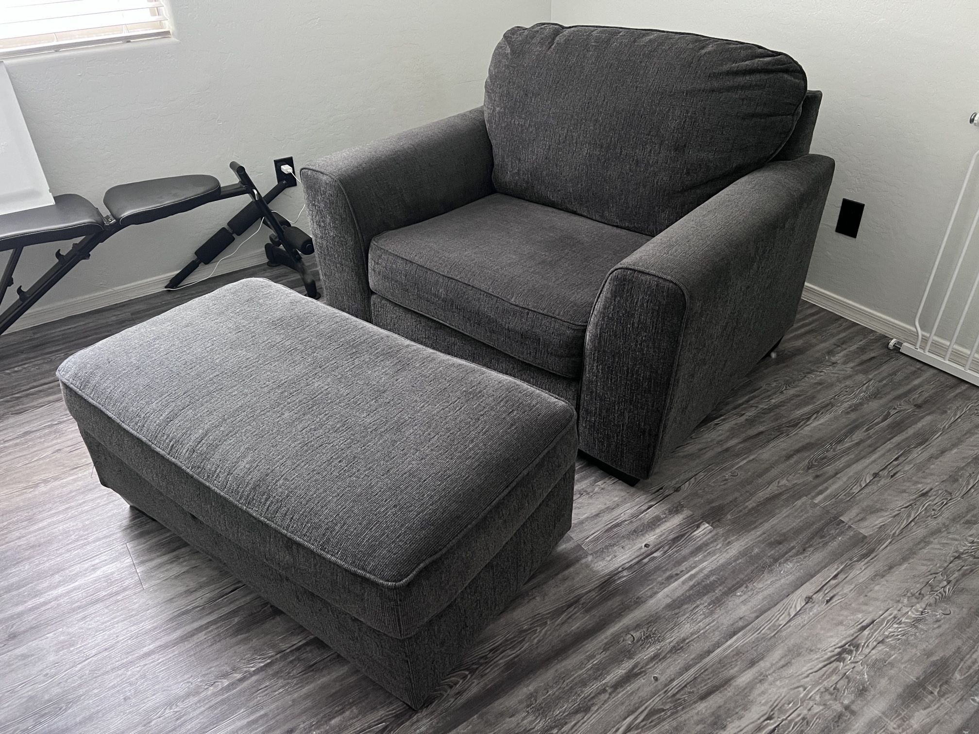 Chair And Ottoman