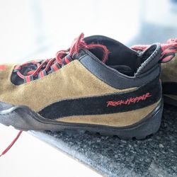 Men’s SPECIALIZED Rockhopper Red Green MTB Cycling Biking Shoes Sz 10.5 SPD