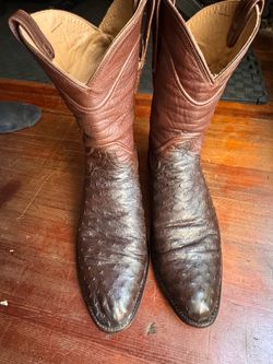Tecovas The Earl Ostrich Boots 12D