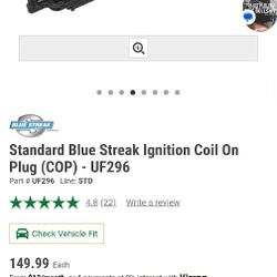 Set Of 6 Inline Ignition Coil Pack