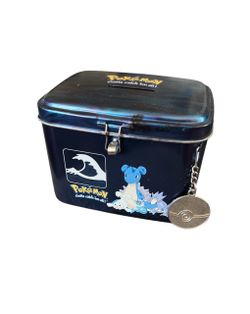 Pokémon Tin Coin Bank with Poké Ball Charm