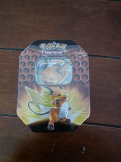 Pokémon TCG: Hidden Fates Collector Tin (Raichu-GX) 2019