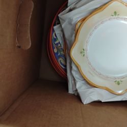 3 Boxes Of China Plates Everything For 60 Dollars 