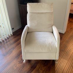 Whote Nursery  Rocking Chair