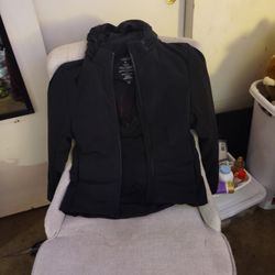 Heated Coat Charged By A  C Charger