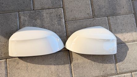 OEM BMW X3, X4, X5, X6 X7  Original ALPINE White Mirror Caps
