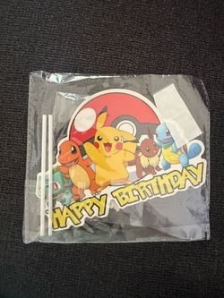 Pokemon party decoration