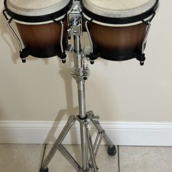 Set of CP Bongos With Tripod 