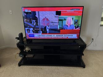50” Insignia Flat Screen Smart TV And Stand