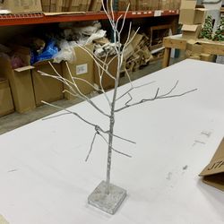 24” Silver Wire Display Tree
