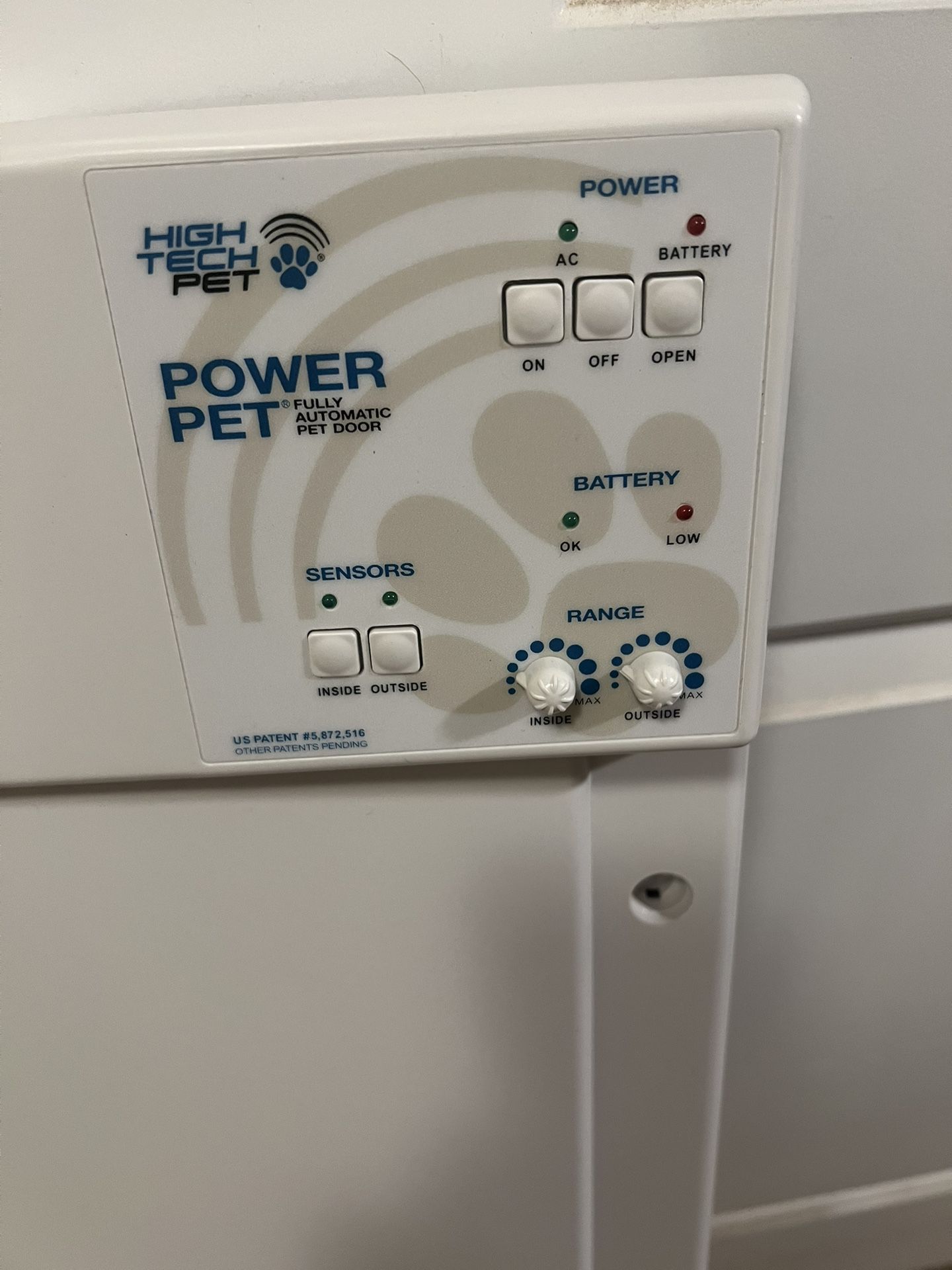 Power Pet Electric Doggie Door-Large