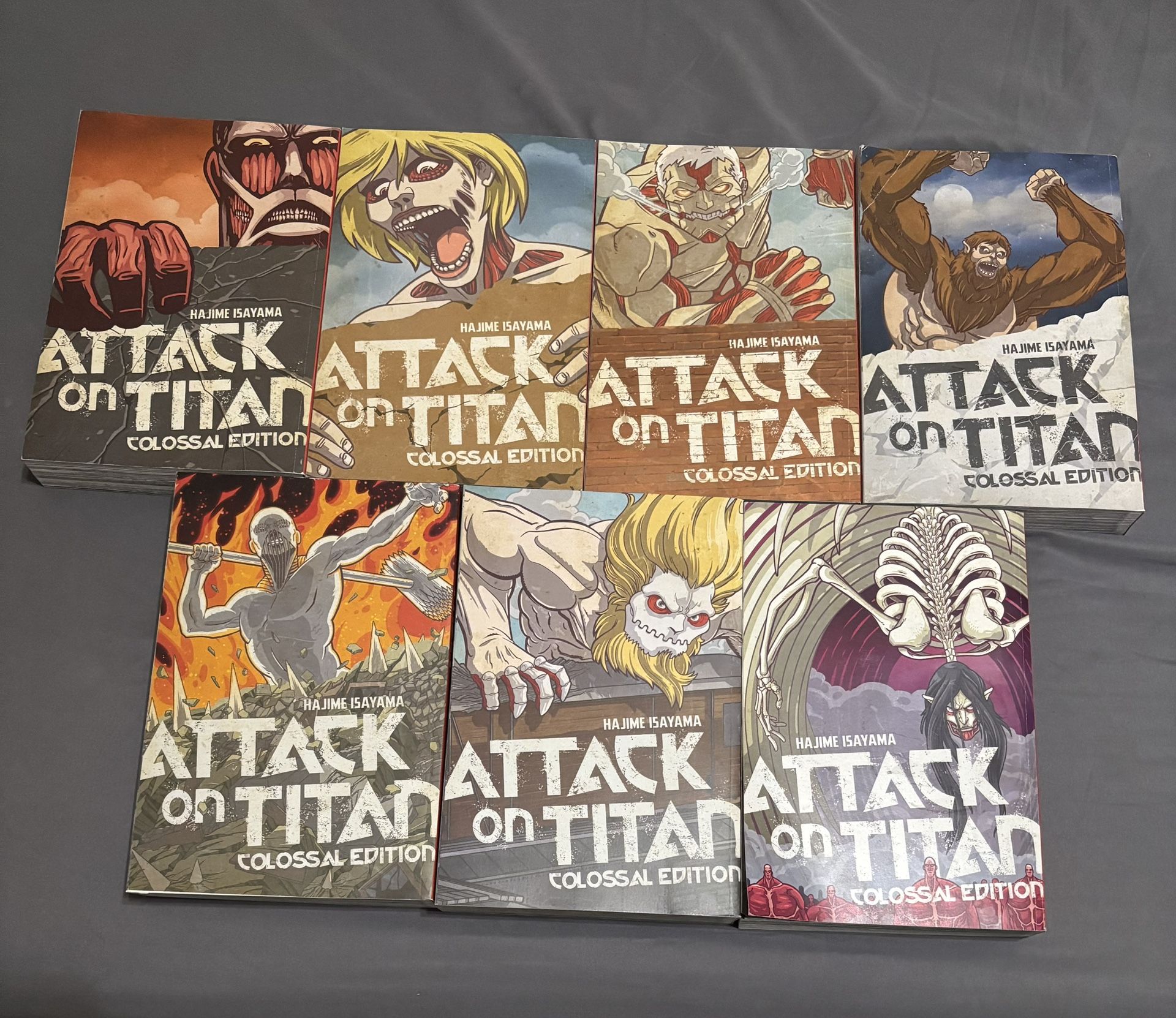 Attack On Titan Colossal Edition Complete Set