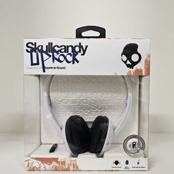 Brand New - Skullcandy Supreme Sound Uprock Mic Headphone in White