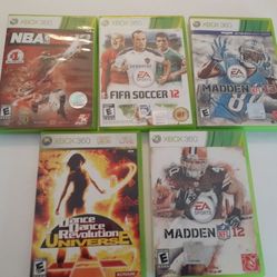 5 xbox 360 video games